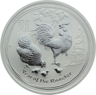 Australien 1 Dollar 2017 Hahn - 1 Unze Feinsilber